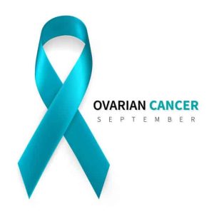 Dancing for a cure ovarian cancer ribbon