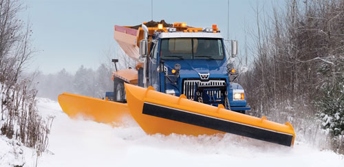 Plow season is here...... Tips to keep you safe on the roads western star snow removal banner