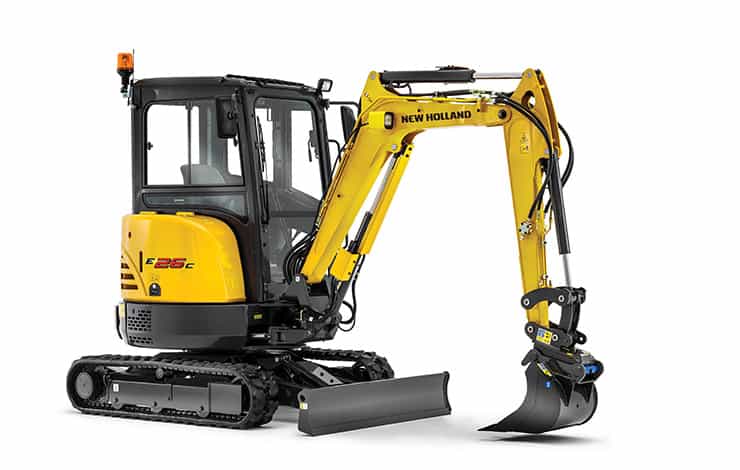 New holland compact excavators e26c main