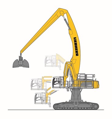 Liebherr lh 80 c high rise port litronic