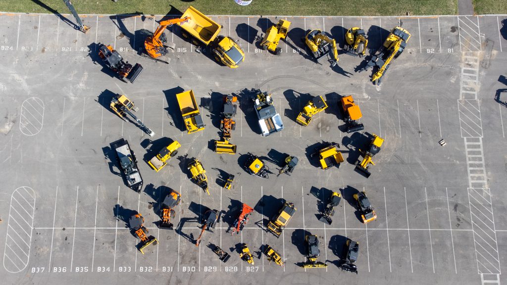 Heavy equipment rental lineup 7
