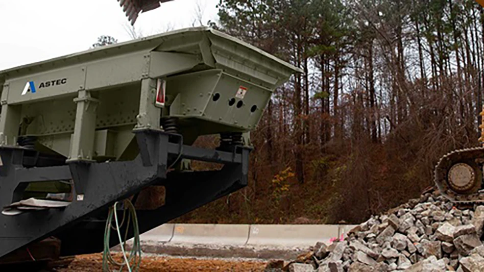 Astec vari-frequency horizontal screen