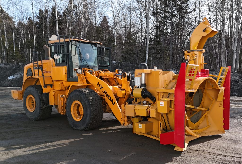 Rpm tech loader mounted blowers