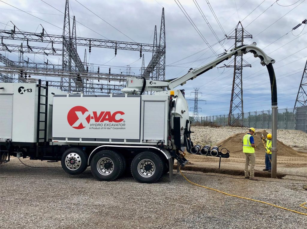 X-vac hydro excavator