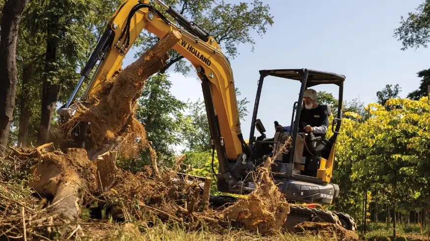 New holland mini excavators