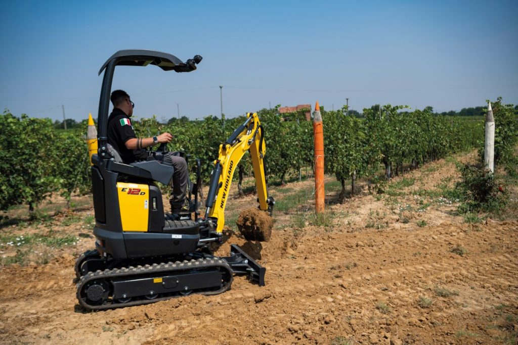 New holland mini excavators e12d
