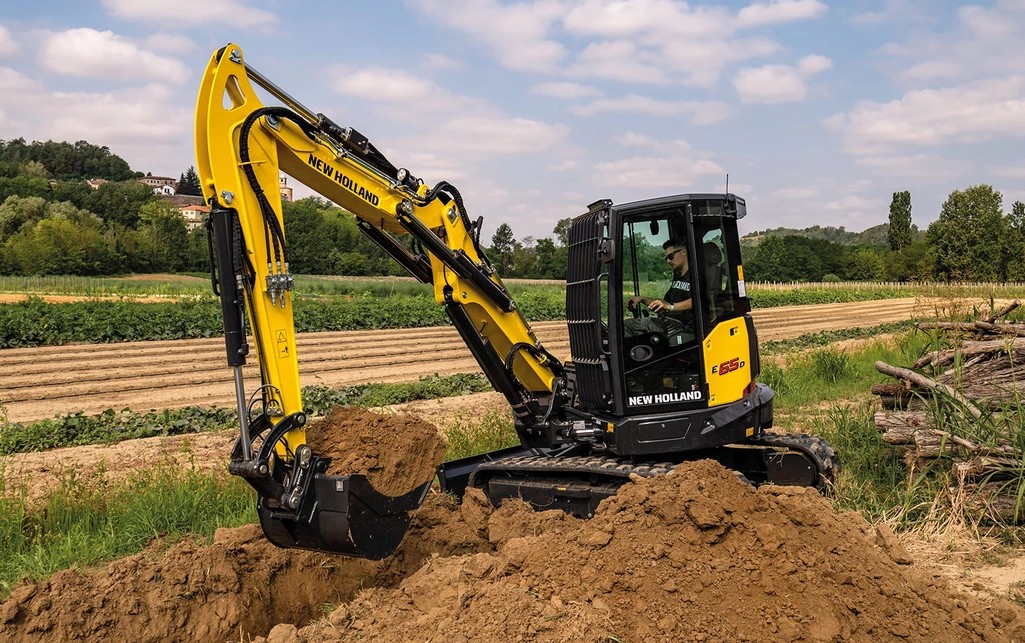 New holland mini excavators e65d