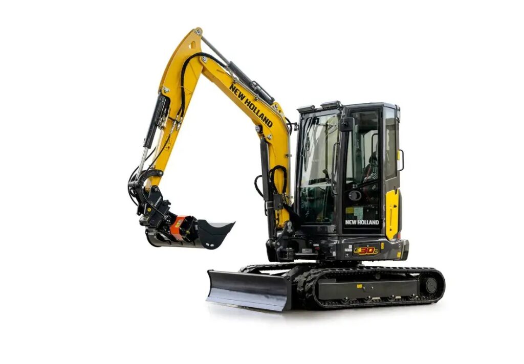 Five new d-series models strengthen the new holland mini excavator lineup new holland mini excavators e30d 1