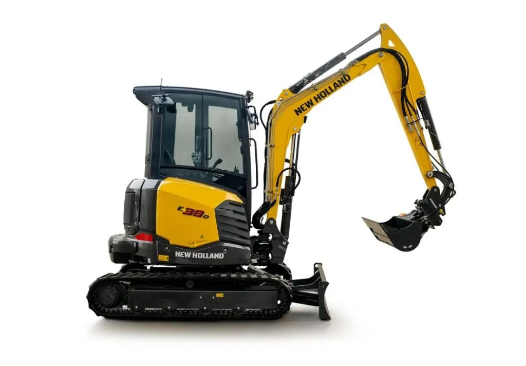 Five new d-series models strengthen the new holland mini excavator lineup new holland mini excavators e38d 1