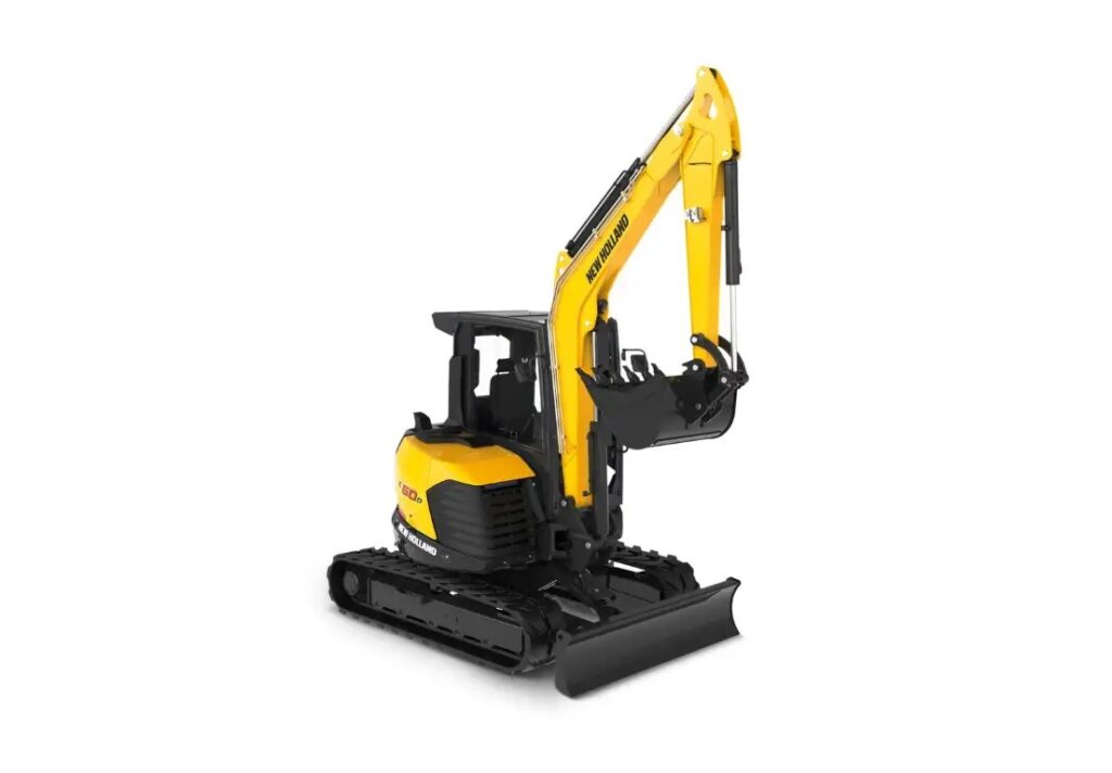 Five new d-series models strengthen the new holland mini excavator lineup new holland mini excavators e60d 1