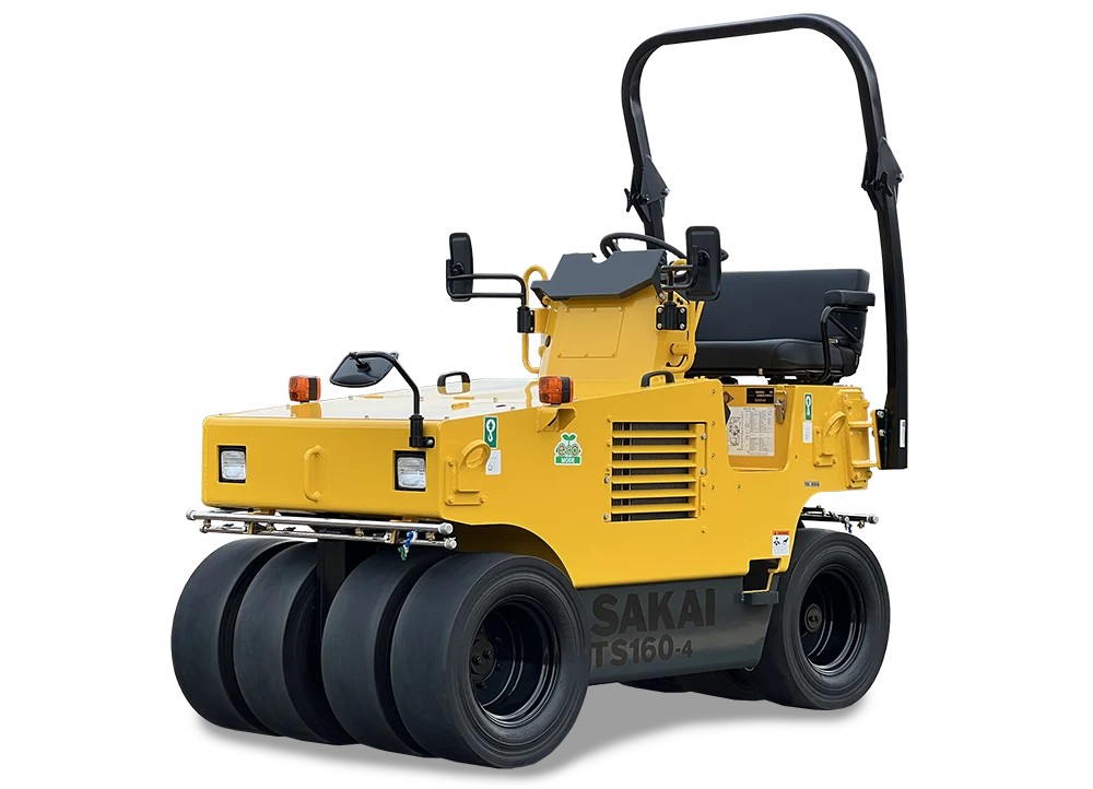 Sakai ts160-4 pneumatic tire roller