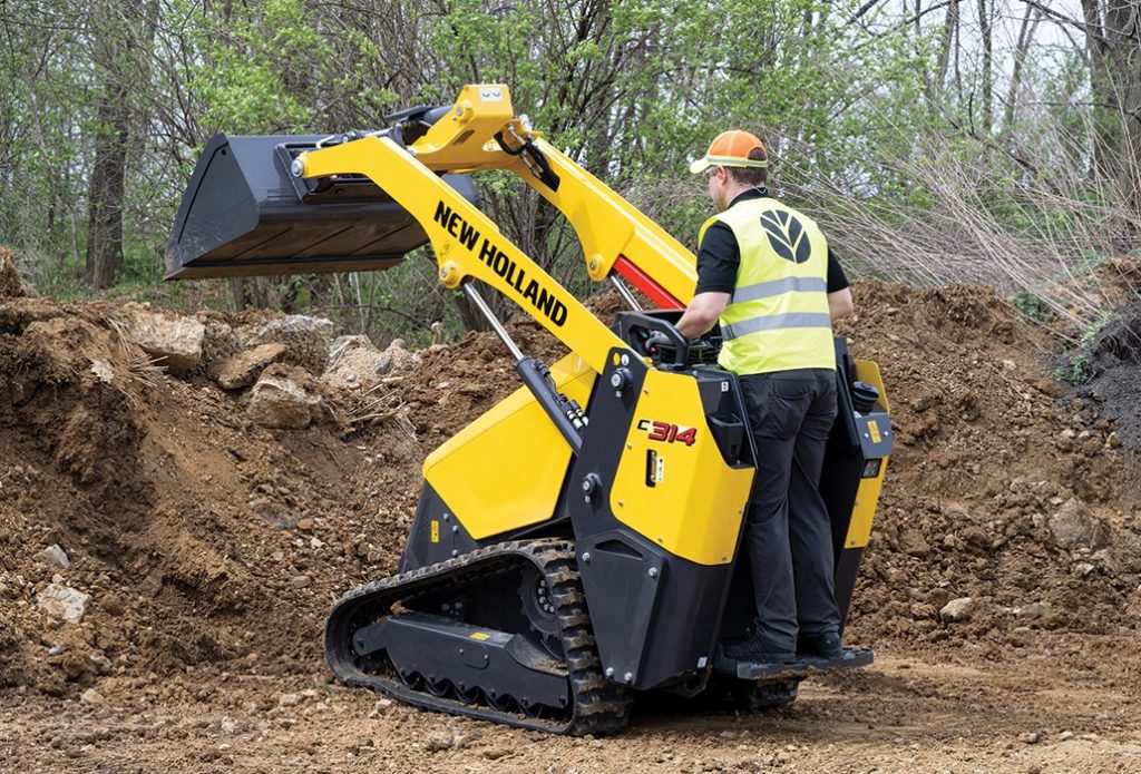 New holland c314 mini track loader