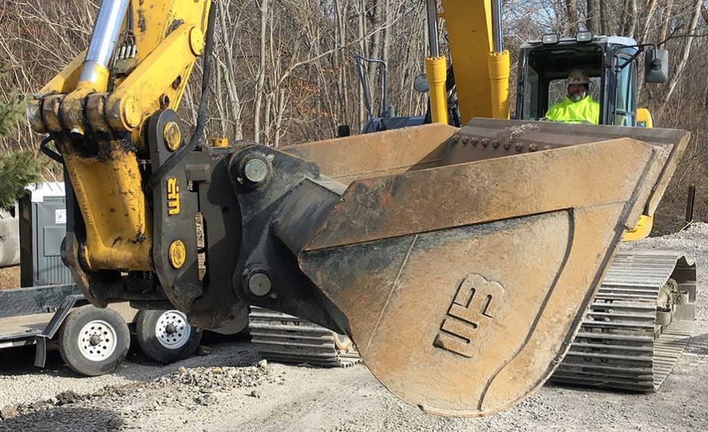 Excavator bucket capacity werk-brau