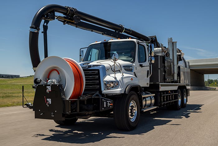 Put safety to work: why the freightliner 114sd plus is built for today's toughest jobs freightliner 114sd plus vac 1