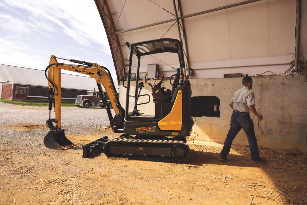 New holland electric compact equipment