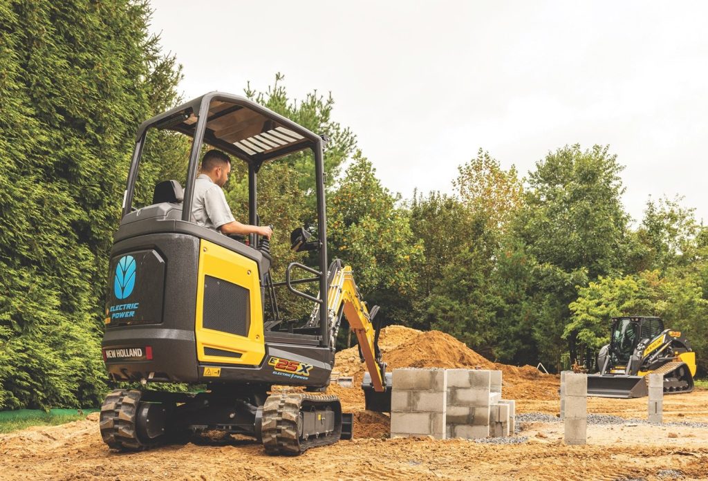 New holland electric compact equipment