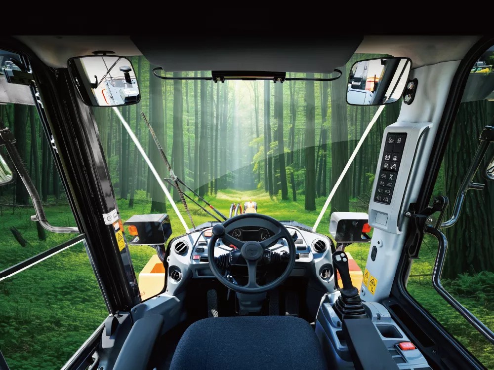 Hitachi wheel loaders - cab