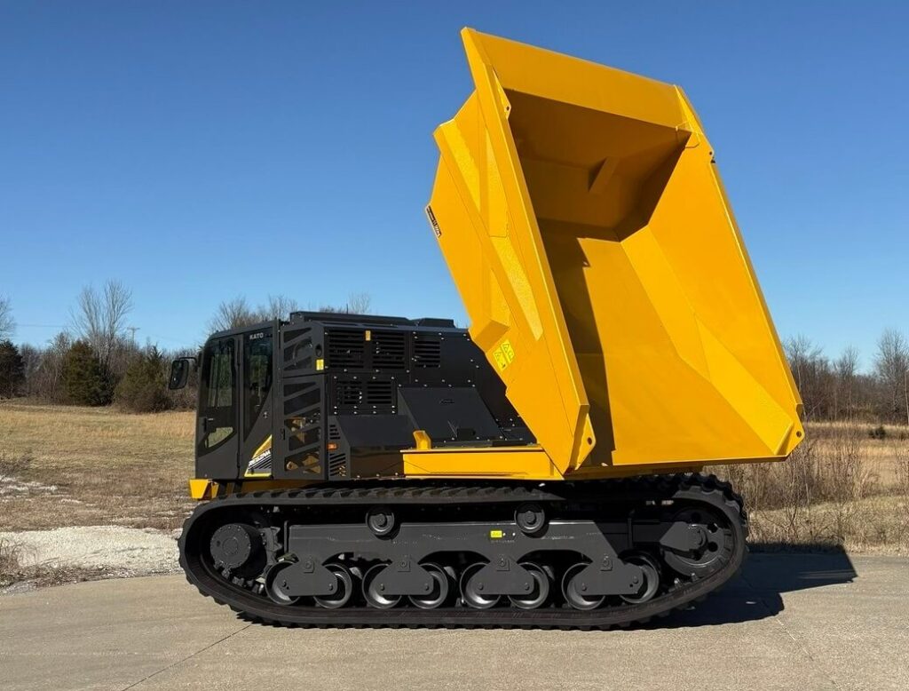 Kato crawler carriers: introducing the new 110r rotating carrier kato 110r rotating crawler carrier bucket 1
