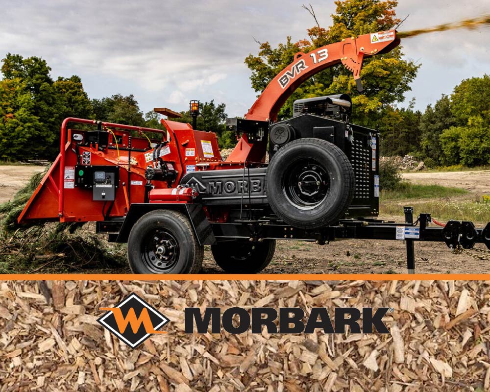 Morbark brush chippers