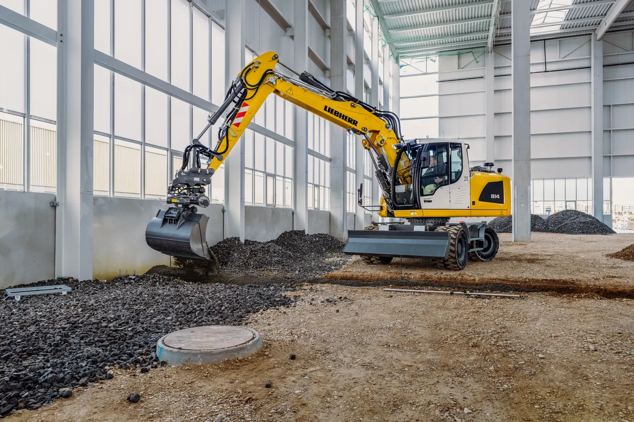Liebherr wheeled excavators liebherr a914 litronic