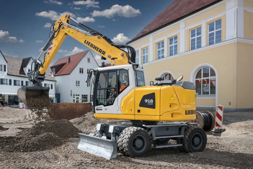 Liebherr wheeled excavators liebherr a918 compact litronic