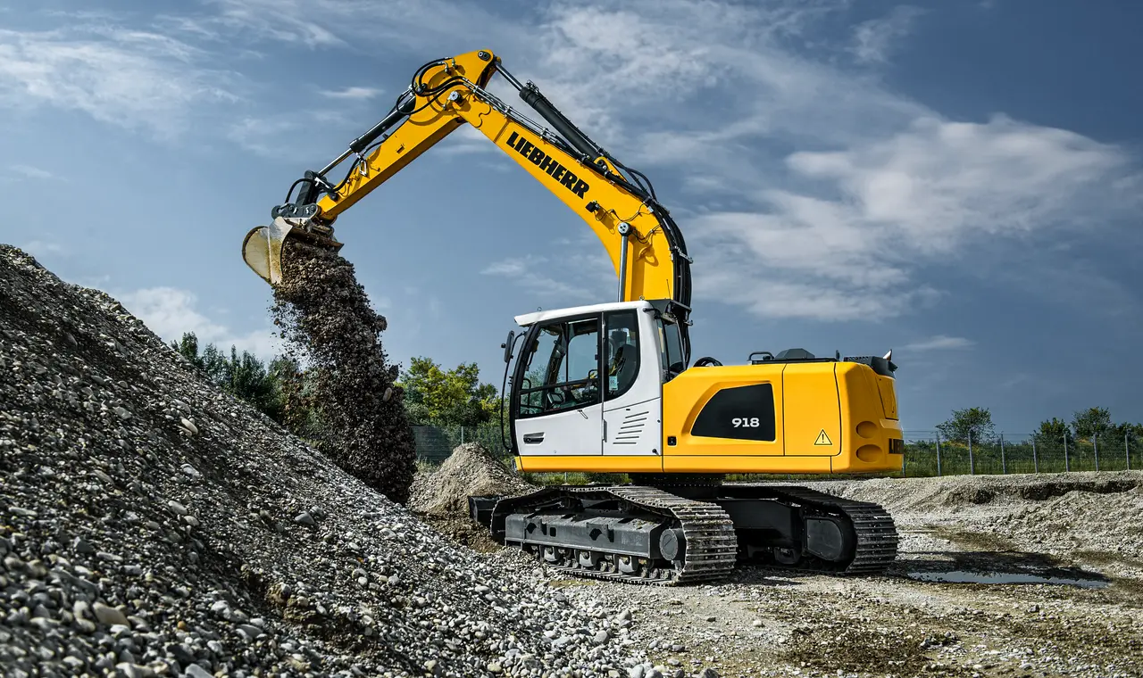 Liebherr crawler excavators - r918 litronic