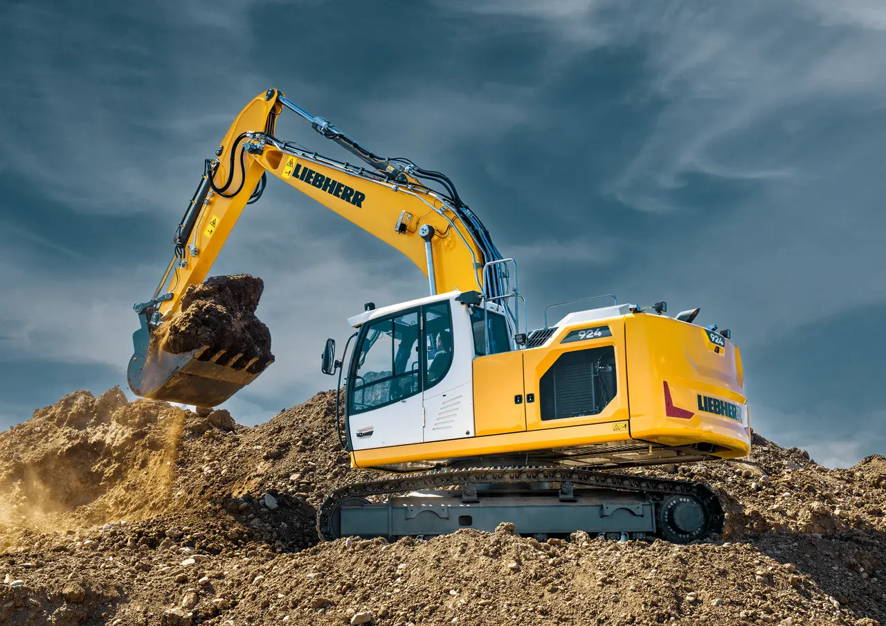 Liebherr crawler excavators - r924 litronic