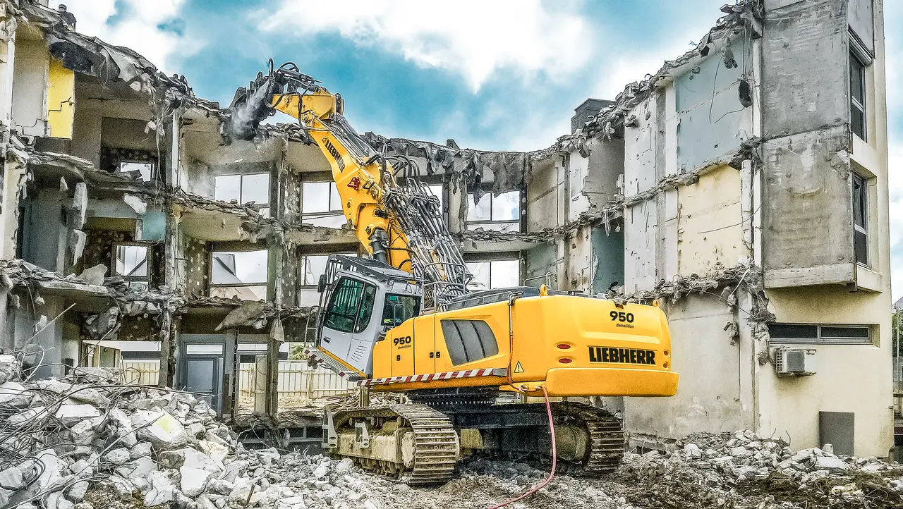 Liebherr crawler excavators liebherr r950 demolition litronic