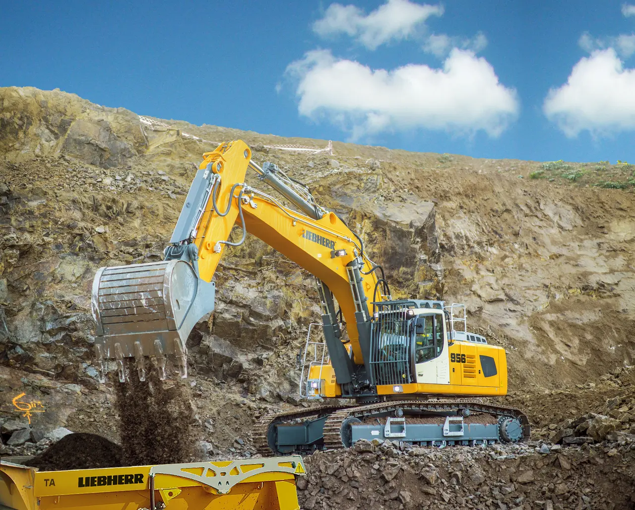 Liebherr crawler excavators - r956
