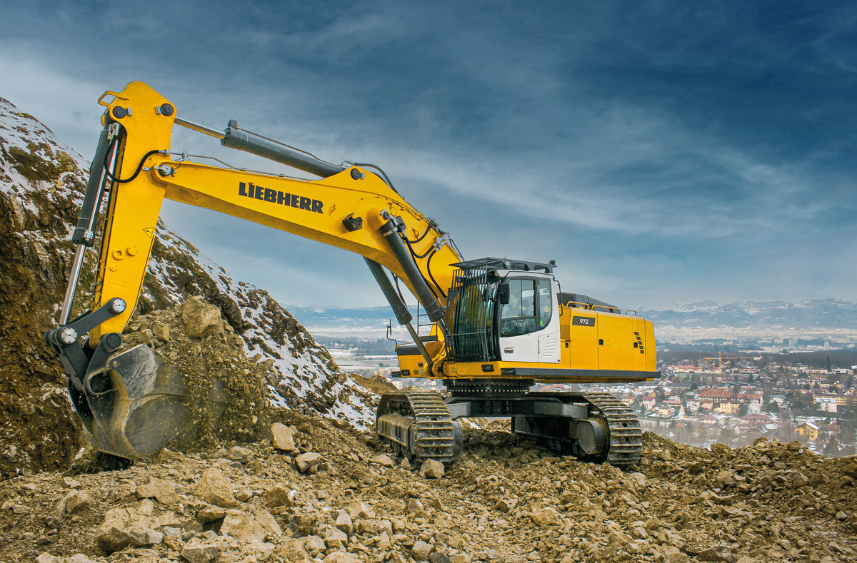 Liebherr crawler excavators - r972