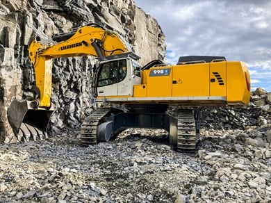 Liebherr crawler excavators - r998 sme
