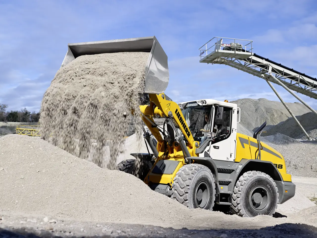 Liebherr wheel loaders - l538