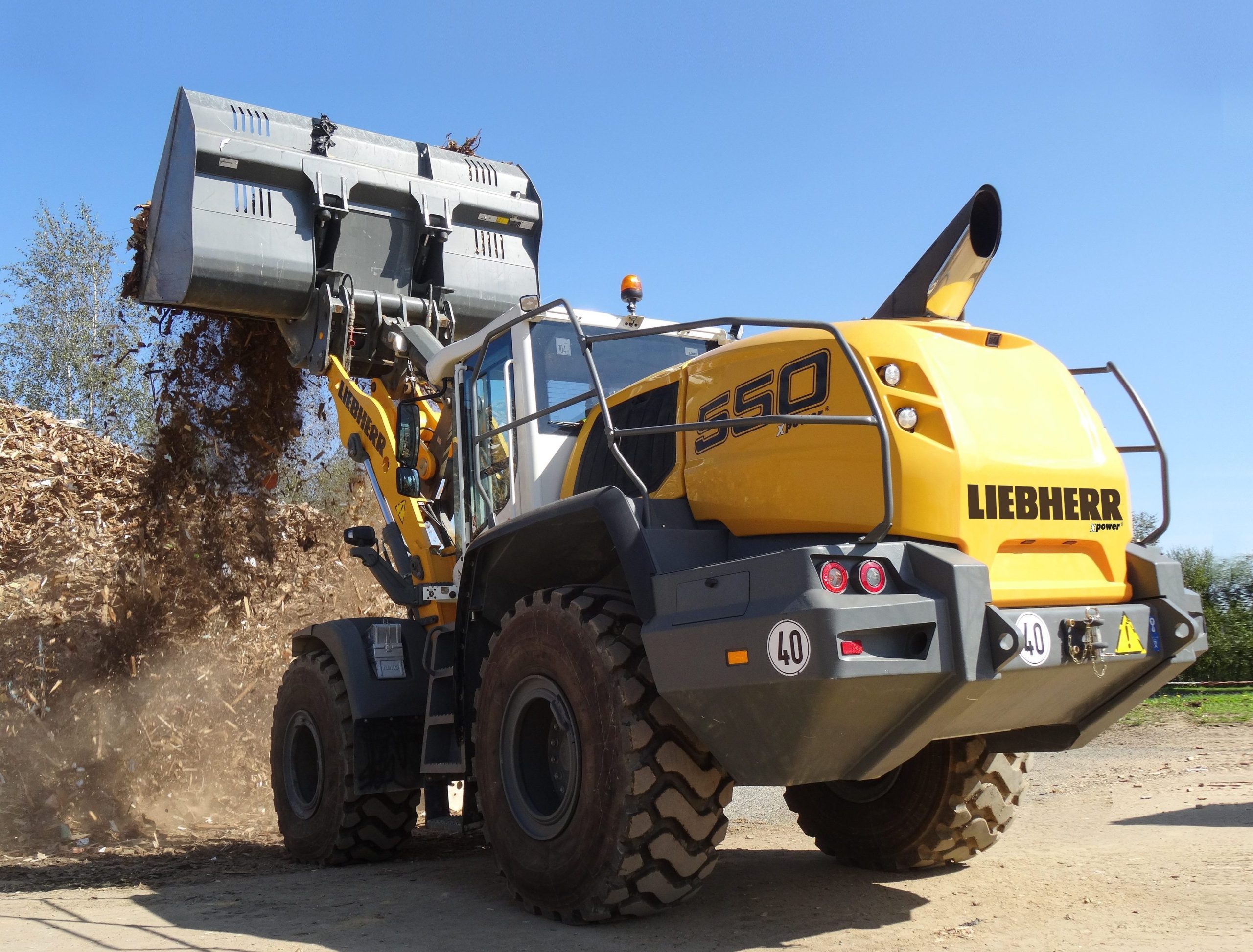 Liebherr wheel loaders - l550 xpower
