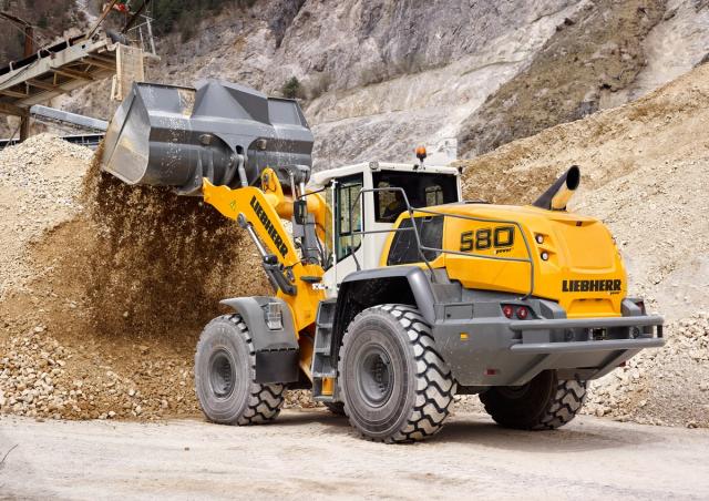Liebherr wheel loaders - l580 xpower