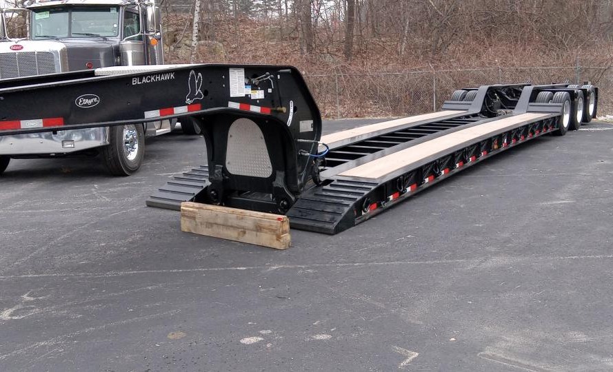 Lowboy trailer - etnyre