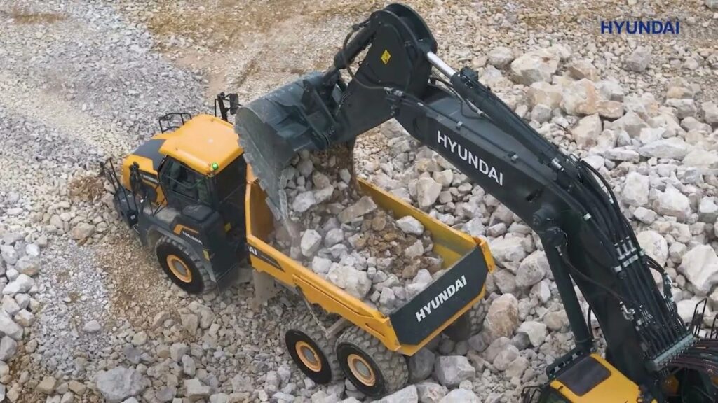 Hyundai articulated dump trucks