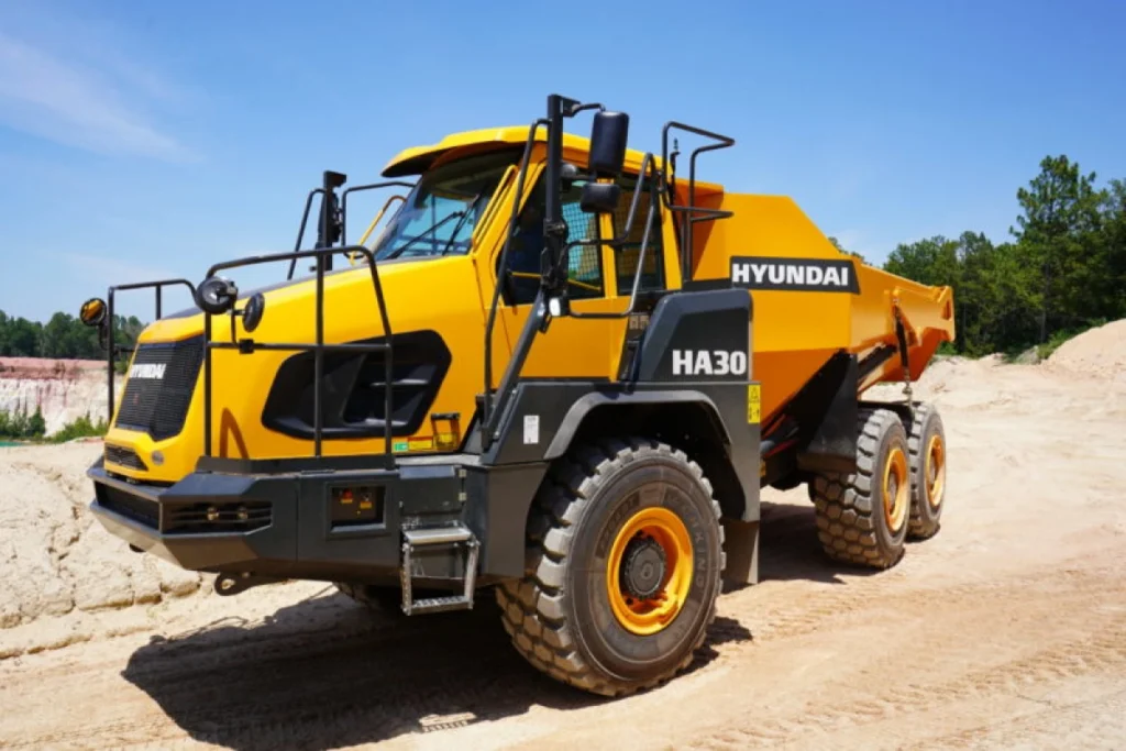 Hyunadi articulated dump trucks