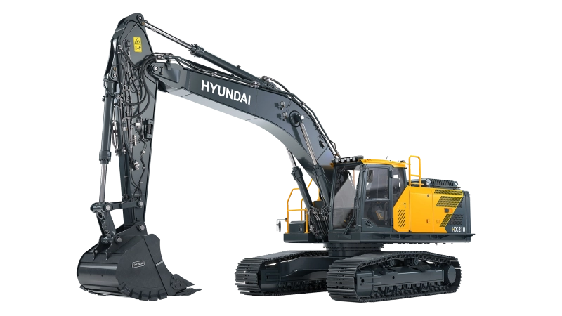 Hyundai hx210l hydraulic excavators