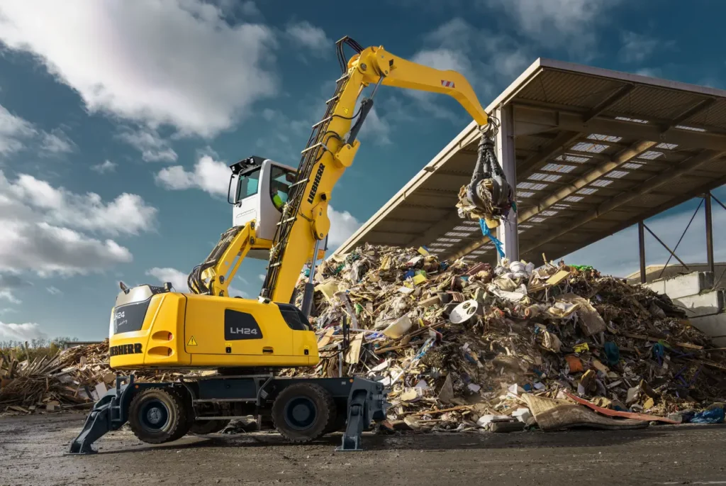 Liebherr mobile material handlers - lh24m industry litronic