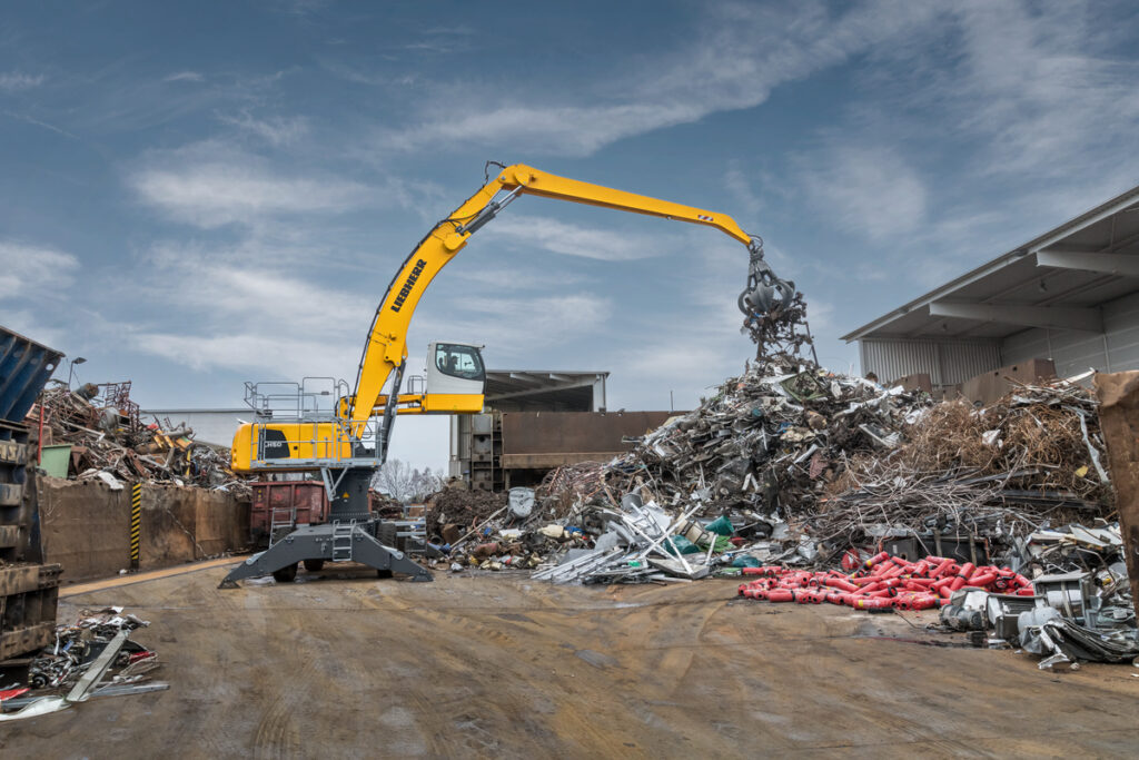 Liebherr mobile material handlers - lh50m high rise industry litronic