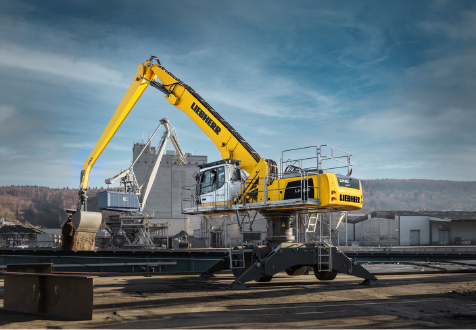 Liebherr mobile material handlers - lh60m high rise industry litronic