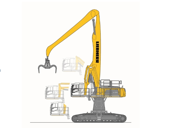 Liebherr crawler material handlers - lh80c high rise industry litronic