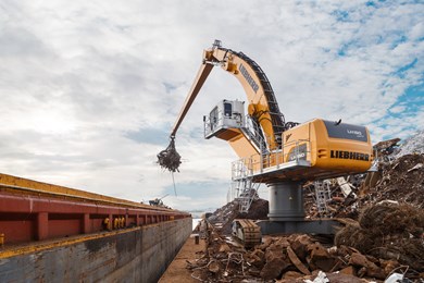 Liebherr crawler material handlers - lh150c high rise industry litronic