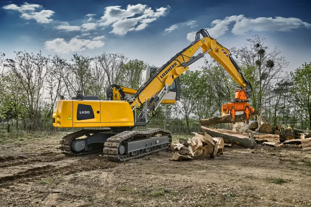 Liebherr crawler material handlers - lh30c industry litronic