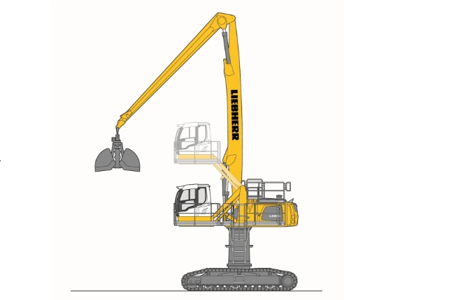 Liebherr crawler material handlers liebherr material handlers lh50c hr port
