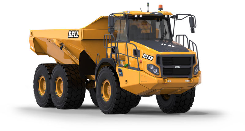 Bell e series haul trucks bell b25e adt