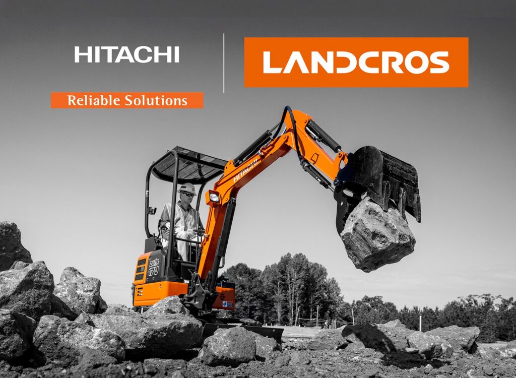 Landcross mini excavators - hitachi