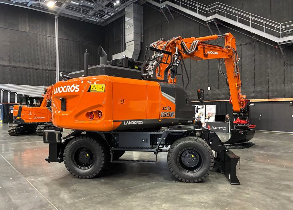 Landcros zx180w-7 wheeled excavator