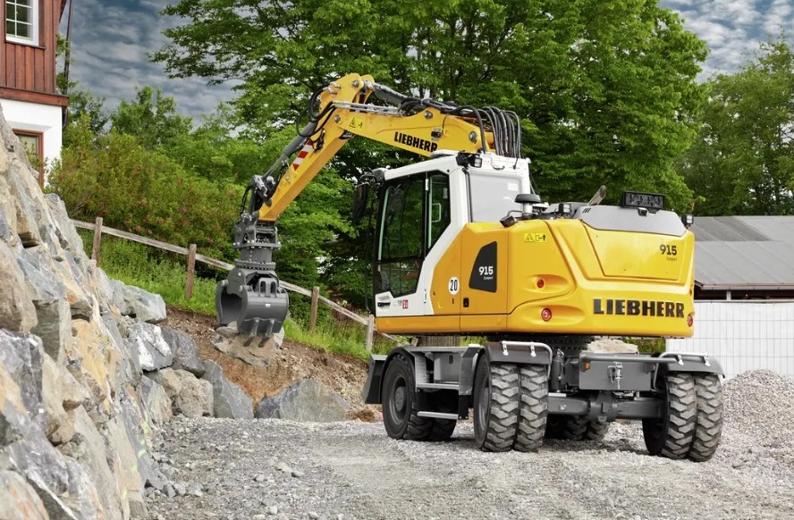 Liebherr wheeled excavators liebherr a915 compact g8