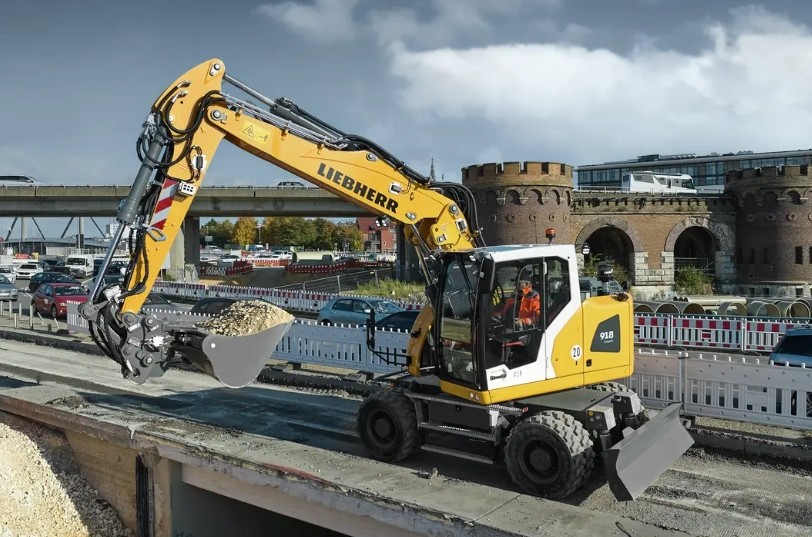 Liebherr wheeled excavators - a918 compact litronic g8